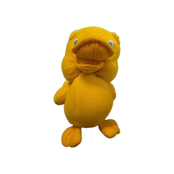 Vintage Baby Duck Easter Stuffed Animal Plush Cute Pre-owned Easter Yellow Duck - Picture 1 of 5